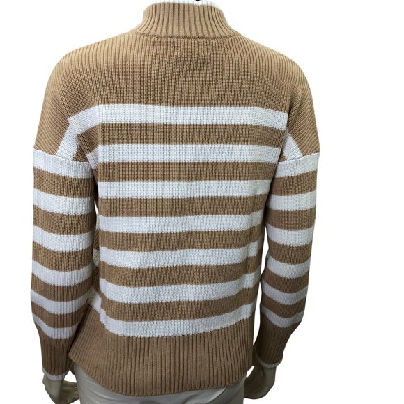 Lands' End Women's Quarter Zip Cotton Sweater Sm NWT‎ - Picture 6 of 7